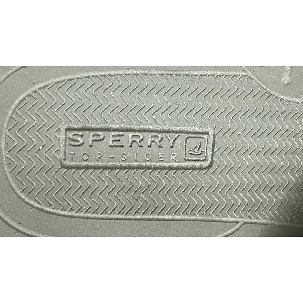 Sperry Havasu Leather Flip Flop Sandals Men's 8M Brown Beach Comfort STS11971